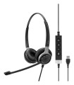 Zestaw słuchawkowy EPOS IMPACT SC 660 USB ML Przewodowa Opaska na głowę Połączenia/muzyka USB Typu-A Czarny, Srebrny - 2749070