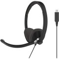 Koss USB Communication Headsets CS300 Przewodowy mikrofon nauszny z redukcją szumów Czarny - 2749304