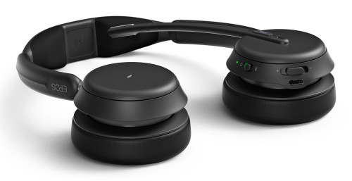 Zestaw słuchawkowy Bluetooth EPOS IMPACT 1061T z ładowarką bezprzewodową, kompatybilny z MS Teams - 2749305
