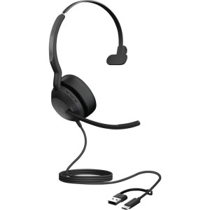 Zestaw słuchawkowy Jabra Evolve2 50 MS Mono USB C/A, bez Bluetooth