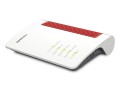 Router stołowy FRITZ! Box 4690, Wi-Fi 7 (802.11be), Dwuzakresowy (2,4 GHz / 5 GHz), Ethernet LAN, Czerwony, Biały - 2750069