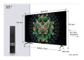 TCL C6K 55C6K Telewizor 139,7 cm (55") 4K Ultra HD Smart TV Wi-Fi Metaliczny - 2675589