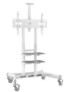 Mobilny stojak do TV 50"-83" do 90 kg ONKRON TS1881 Biały