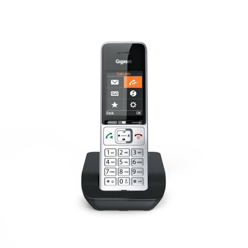 Telefon bezprzewodowy Gigaset 500 Comfort ECO DECT GAP CAT-iq srebrny - 2752885