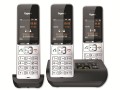 Telefon bezprzewodowy Gigaset 500A Comfort Trio - Automatyczna sekretarka - ECO DECT\GAP\CAT-iq - Srebrny + 2 dodatkowe słuchawki - 2752927