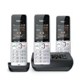 Telefon bezprzewodowy Gigaset 500A Comfort Trio - Automatyczna sekretarka - ECO DECT\GAP\CAT-iq - Srebrny + 2 dodatkowe słuchawki - 2752917