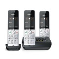 Telefon bezprzewodowy Gigaset 500A Comfort Trio - Automatyczna sekretarka - ECO DECT\GAP\CAT-iq - Srebrny + 2 dodatkowe słuchawki - 2752909