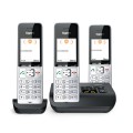 Telefon bezprzewodowy Gigaset 500A Comfort Trio - Automatyczna sekretarka - ECO DECT\GAP\CAT-iq - Srebrny + 2 dodatkowe słuchawki - 2752919