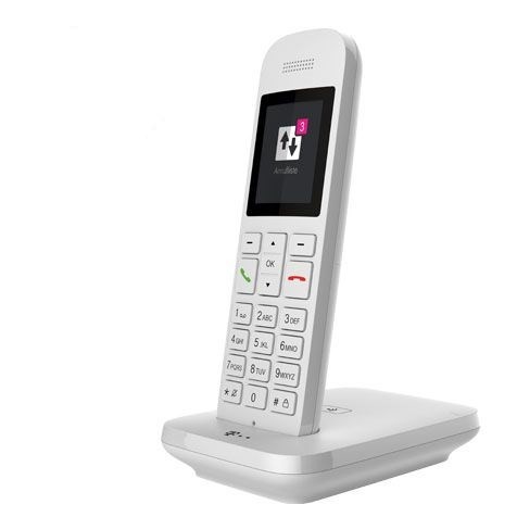 Telefon bezprzewodowy Mannheim Sinus 12 - biały - 2753022