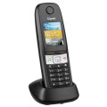 Telefon analogowy/DECT, Gigaset E630HX, słuchawka bezprzewodowa, zestaw głośnomówiący, 200 wpisów, ID dzwoniącego, szary - 2753137