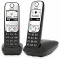 Telefon bezprzewodowy DECT Gigaset A690 Duo czarny - 2753188