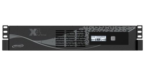 INFOSEC ZASILACZ AWARYJNY UPS X4 2000 RM PLUS, 2000VA, 1200W, 2x FR/Schuko, 8x C13 - 2736476