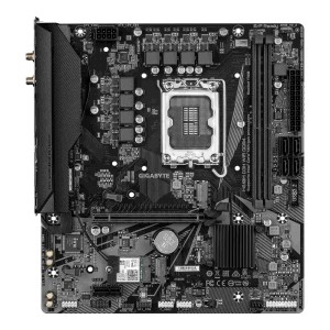 Płyta główna Gigabyte H610M D3H WIFI DDR4 | Rodzina procesorów Intel | Gniazdo procesora LGA1700 | Obsługiwane interfejsy dysków twardych SATA, M.2 | Ilość złączy SATA: 4