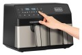 Frytkownica beztłuszczowa Black+Decker Dual Basket BXAF9000E - 2755454