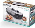 Grill elektryczny Gorenje Mini Grill, Talerz waflowy, WM1400SB, 1400 W, Średnica 18 cm, Czarny - 2755619