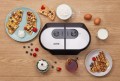 Grill elektryczny Gorenje Mini Grill, Talerz waflowy, WM1400SB, 1400 W, Średnica 18 cm, Czarny - 2755617