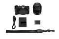 Aparat Canon Megapixel 24,2 MP z stabilizatorem obrazu, sieć Wi-Fi, instrukcja obsługi, matryca CMOS, czułość ISO (maks.) 32000, czarny - 2757390