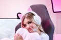Zestaw słuchawkowy Razer Kraken Kitty V2 przewodowe nauszne z mikrofonem i redukcją szumów biały - 2758347