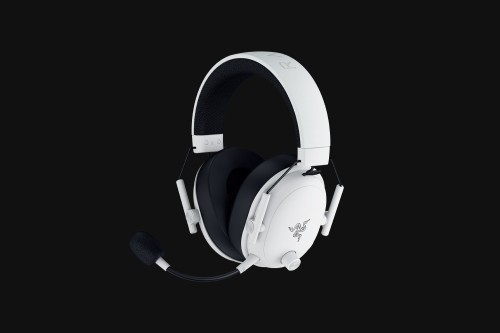 Zestaw słuchawkowy do gier Razer BlackShark V3 Sieć bezprzewodowa/przewodowa Nauszne Mikrofon Bezprzewodowy Biały - 2758356