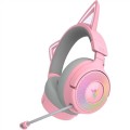 Zestaw słuchawkowy Razer Kraken Kitty V3 Pro Sieć bezprzewodowa/przewodowa Nauszne Bezprzewodowy Kwarc - 2758385