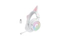 Zestaw słuchawkowy Razer Kraken Kitty V3 Pro Bluetooth Nauszne Mikrofon Bezprzewodowy Biały - 2758389