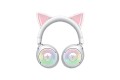 Zestaw słuchawkowy Razer Kraken Kitty V3 Pro Bluetooth Nauszne Mikrofon Bezprzewodowy Biały - 2758388