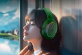 Zestaw słuchawkowy Razer Barakuda X Green Edition z mikrofonem - 2758427
