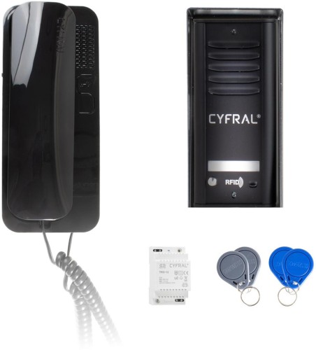 DOMOFON CYFRAL COSMO - CZARNY - 2758553