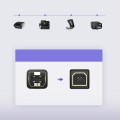 Ugreen kabel przewód do drukarki USB-A - USB-B 5m (czarny) - 2758701
