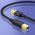 Ugreen kabel przewód do drukarki USB-A - USB-B 5m (czarny) - 2758699
