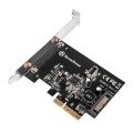 Silverstone ECU02-E adapter Wewnętrzny USB 3.2 Gen 2 (3.1 Gen 2) - 2759296