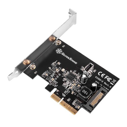 Silverstone ECU02-E adapter Wewnętrzny USB 3.2 Gen 2 (3.1 Gen 2) - 2759296