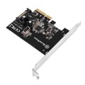 Silverstone ECU02-E adapter Wewnętrzny USB 3.2 Gen 2 (3.1 Gen 2) - 2759294