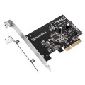 Silverstone ECU02-E adapter Wewnętrzny USB 3.2 Gen 2 (3.1 Gen 2) - 2759290