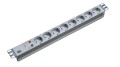 Listwa zasilająca Bachmann 19" ALU 1U SS, 8-drożna 35, szara, 2,0m, bez wyłącznika - 2759528