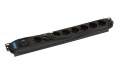 Listwa zasilająca Bachmann 19" ALU 1U SS, 8-drożna 35, szara, 2,0m, bez wyłącznika - 2759527