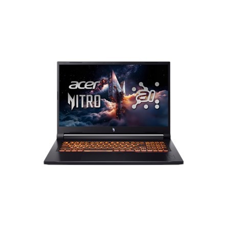Laptop Acer Nitro V 17 ANV17-41-R27Z | Obsydianowa czerń | 17,3" | Systemy ochrony przed włamaniem | Złącze QHD | 2560 x 1440 pikseli | Procesor AMD Ryzen 7 | 32 GB DDR5 | SSD 1000 GB | NVIDIA GeForce - 2760083