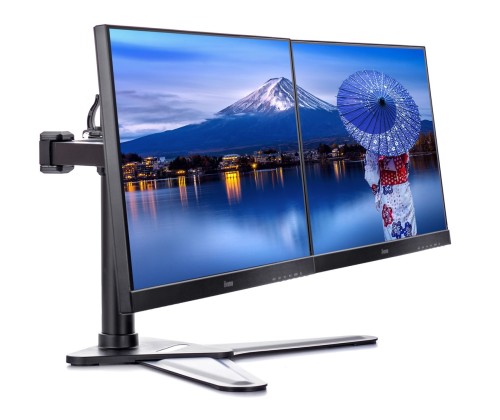 Uchwyt Iiyama DS1002D-B1 - stand z ramieniem regulowanym - 2760633
