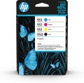 HP Zestaw 4 oryginalnych wkładów atramentowych , 950 czarny i 951 błękitny/purpurowy/żółty - 2476005
