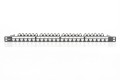 Panel krosowy high density 19" 24x keystone, ekranowany, 0.5U, czarny, prowadnica kabli, pola opisowe - 2765177