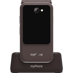 Telefon myPhone Harmony LTE Brązowy 2,8+1,44 " Systemy ochrony przed włamaniem (IPS) 48 MB 128 MB Jedna karta SIM Karta MicroSD Sieć 3G Łączność Bluetooth 5.1 Rozdzielczość głównego aparatu 2 MP 1300