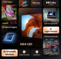 Telewizor Hisense 55U7Q ULED 55'' 4K Ultra HD 144Hz VIDAA Dolby Vision Czarny - 2766528