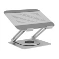 Podstawka pod laptopa Raidsonic IB-NH300-R, ergonomiczne pozycjonowanie, obrotowa konstrukcja, 17", srebro - 2767027