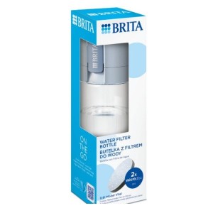 Butelka filtrująca Brita Vital +  5 filtrów MicroDisc (pastelowy błękit)