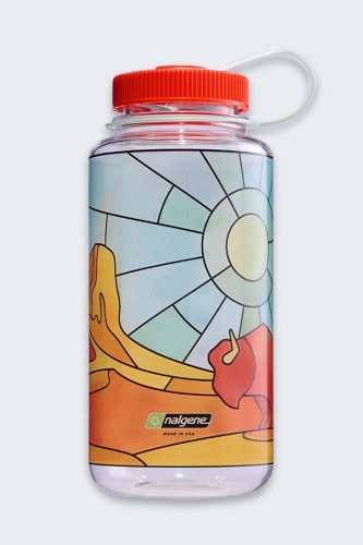 Butelka turystyczna Nalgene Wide Mouth 32 oz (1000ml) - clear stained glass desert - 2768893