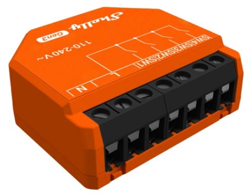 Moduł wejść sterujących WiFi (4 kanały) Shelly i4 Gen3 - 2769743