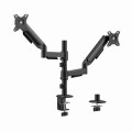 GEMBIRD BIURKOWE, REGULOWANE RAMIĘ/UCHWYT NA DWA MONITORY OD 17" DO 32", OBCIĄŻENIE DO 9 KG - 2770605