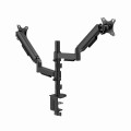 GEMBIRD BIURKOWE, REGULOWANE RAMIĘ/UCHWYT NA DWA MONITORY OD 17" DO 32", OBCIĄŻENIE DO 9 KG - 2770606