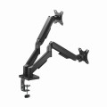GEMBIRD BIURKOWE RAMIĘ NA DWA MONITORY Z PORTAMI USB (REGULOWANE), OD 17" DO 32", OBCIĄŻENIE DO 9 KG - 2770613