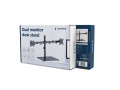 GEMBIRD STOJAK BIURKOWY NA DWA MONITORY (REGULOWANY) 17”-32”, DO 9 KG - 2770624